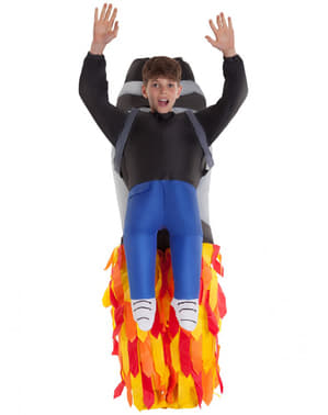 Kostým nafukovacej rakety Jetpack pre chlapcov