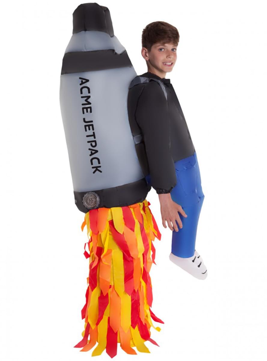 Déguisement fusée jet pack gonflable enfant. Livraison 24h Funidelia