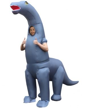 Oppblåsbar diplodocus kostyme til voksne