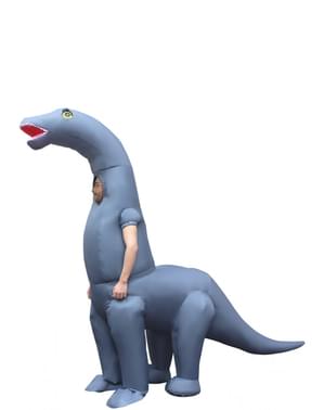Maskeraddräkt diplodocus uppblåsbar för vuxen
