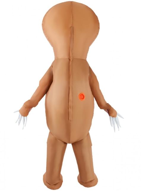 Déguisement ours paresseux gonflable adulte