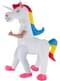 Inflatable unicorn costume for adults