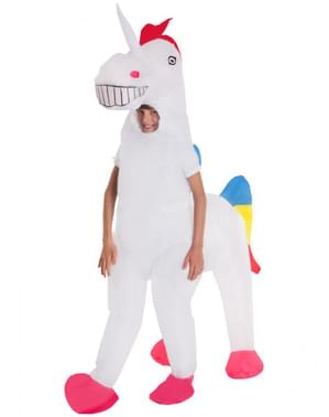 Déguisement licorne gonflable enfant