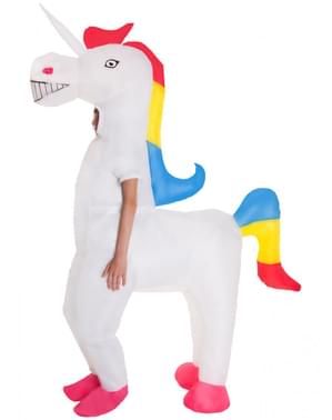 Déguisement licorne gonflable enfant