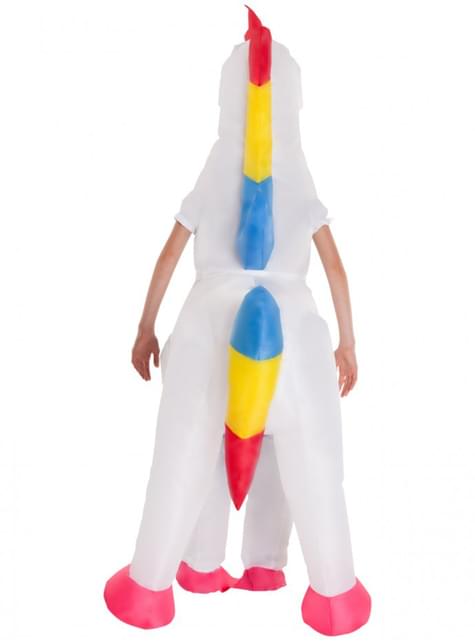 Déguisement licorne gonflable enfant