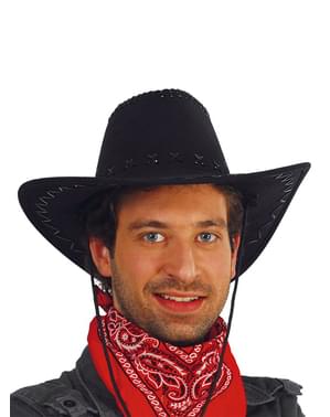 Svart Cowboy Hatt