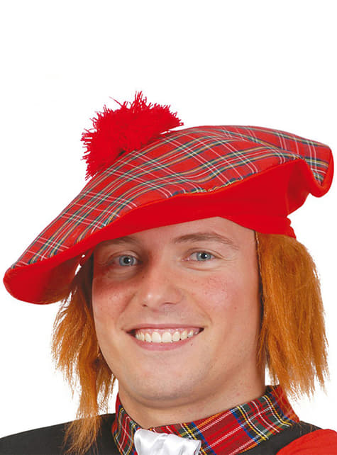 Schotten Mütze mit Haar