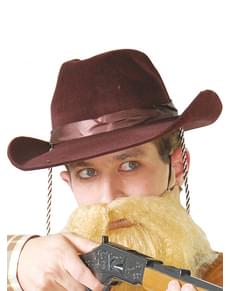 Chapéu de cowboy castanho