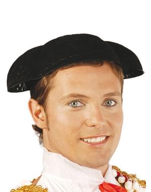 Montera flocada negra