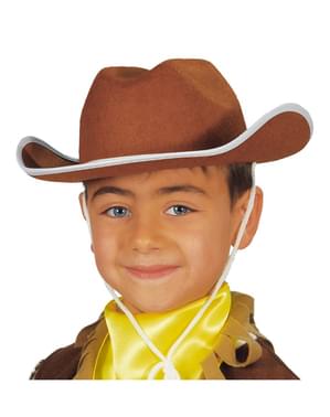 Chapeau cow-boy enfant marron