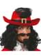 Chapéu de mosqueteiro vermelho