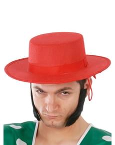 Chapéu cordovês vermelho