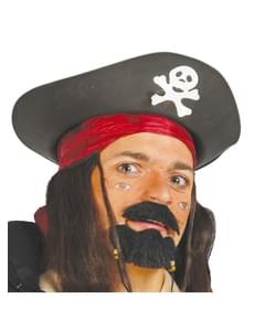 Chapéu pirata preto