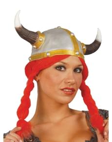 Capacete de galo com tranças