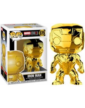 Funko POP! איירון מן זהב Chrome - יום השנה ה -10 של סטודיו