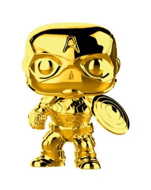 Funko POP! Capitan America Gold Chrome - Atölyenin 10. Yıldönümü