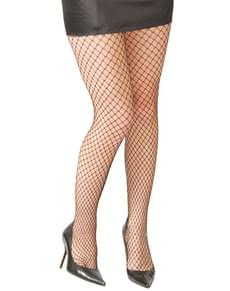 Collants de malha grande pretas