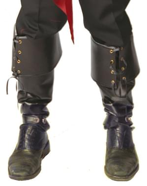 Perneiras pretas luxo