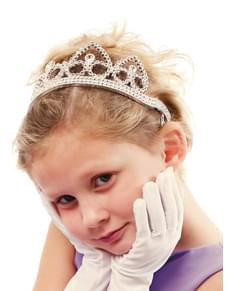 Diadema de prateada infantil