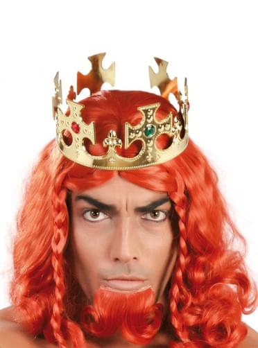 Coroa de rei dourada