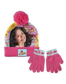 Conjunto de luvas e gorro infantil de Soy Luna