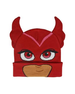 Topi beanie Owlette dengan telinga untuk anak-anak - Masker PJ