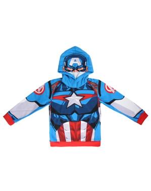 Sudadera de Capitán América con capucha infantil - Los Vengadores