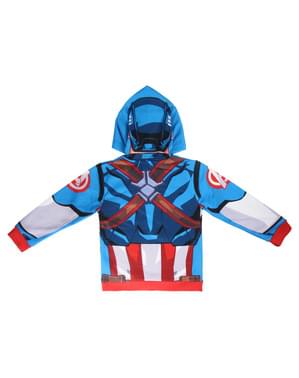 Sudadera de Capitán América con capucha infantil - Los Vengadores