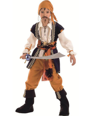 Disfraz de pirata malvado niño