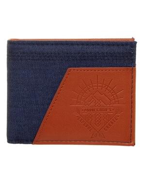 Cartera de Minecraft Adventure azul denim