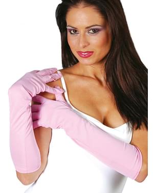 Roze handschoenen