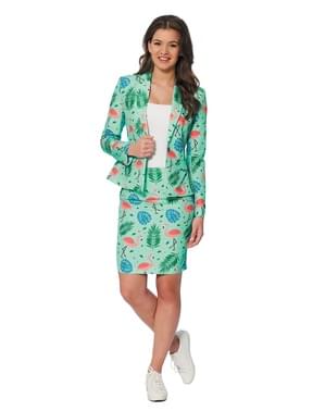 Costume Flamant Rose Tropical femme - Suitmeister