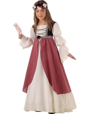 Fato de Clarissa medieval para menina