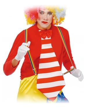 Kleurige clownsbretels