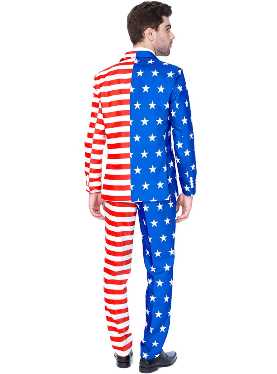 Suitmaster США Флаг Костюм для Мужчин
