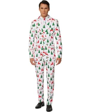 Wit Merry Christmas Suitmeister voor mannen