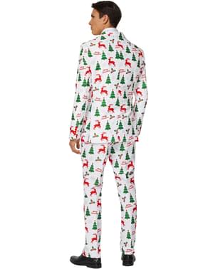Biały garnitur Suitmaster Merry Christmas dla mężczyzn