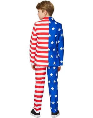 Kostym USA flagga Suitmeister barn