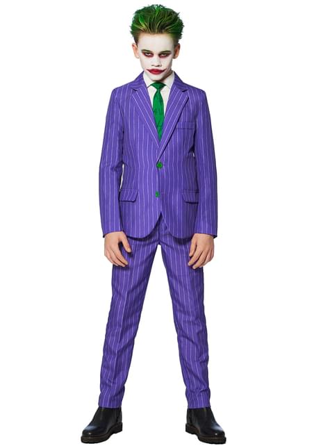 Mercurio triste Cordelia Traje The Joker Suitmeister para niño. Have Fun! | Funidelia
