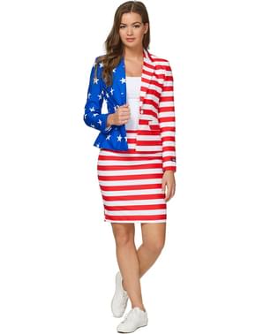 Costume Drapeau USA femme - Suitmeister