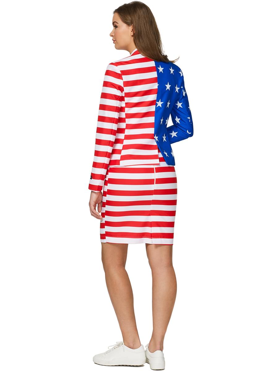USA Flagge Anzug für Damen - Suitmeister