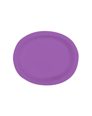 Набір з 8 фіолетових овальних лотків - Основні лінії кольорів
