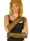 Guantes de lentejuelas dorados