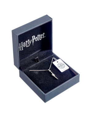 Swarovski Crystal Lightning Bolt Pendant - Harry Potter