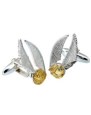 Golden Snitch Sterling Silver Manchetknopen voor mannen - Harry Potter