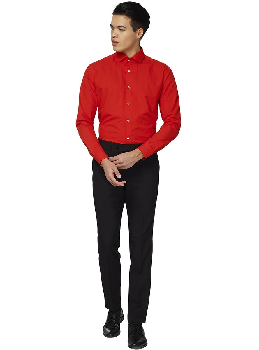 Cămașă barbați Roșie 
