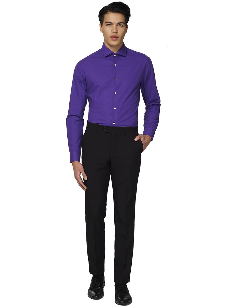 Camicia Viola uomo 