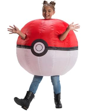 Oppblåsbar Pokeball kostyme til gutter - Pokemon