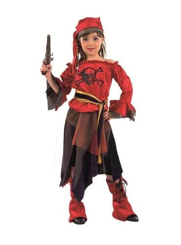 Costume Di Carnevale Corsaro Girl Tg. 7-9 Anni