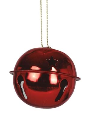 Set 2 Ornamen Pohon Jingle Bell Merah